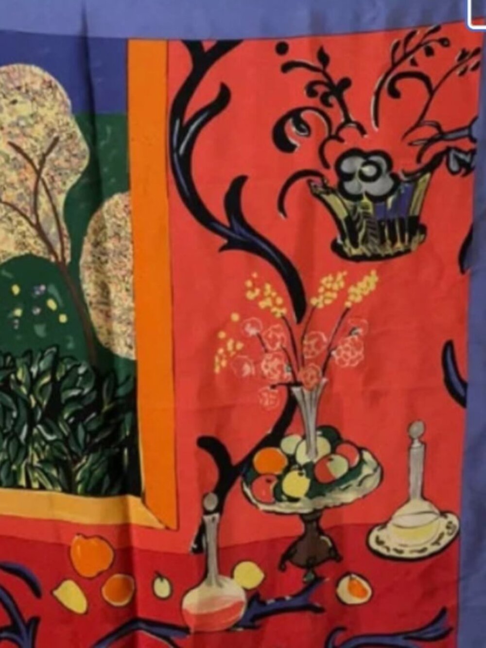 MOMA Henri Matisse The Dessert of Harmony Silk Scarf - Picture 2 of 3